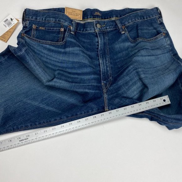 NEW Polo Ralph Lauren The Varick Slim Straight Jeans Mens 40 x 30 Stretch - Picture 14 of 15